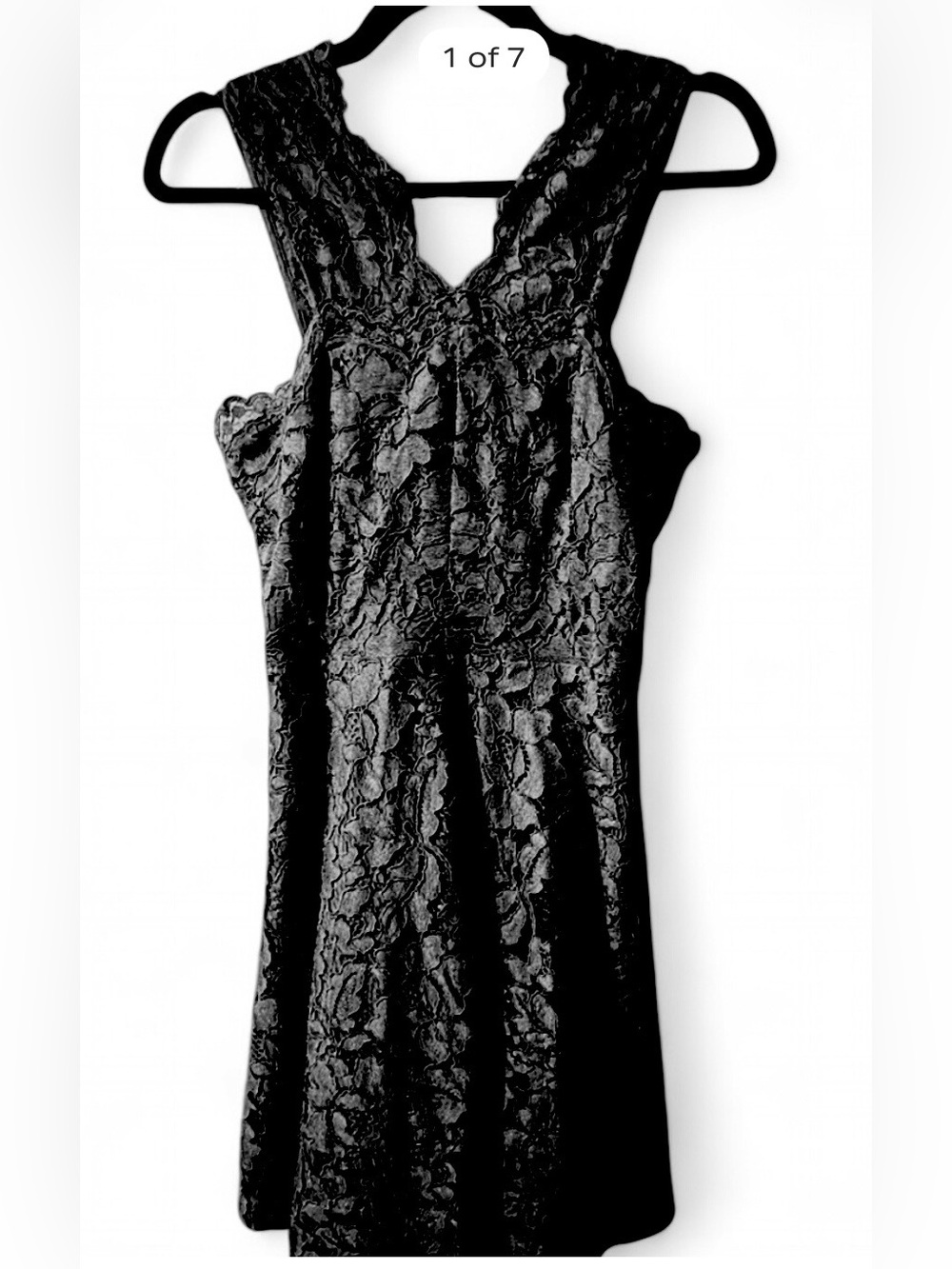 Elegant Black Lace Sandro Cocktail Dress NWOT